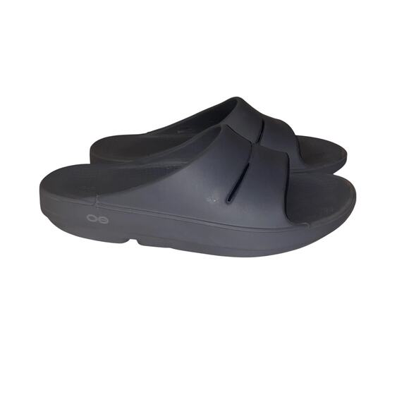 OOFOS OOahh Recovery Slide Sandals Gray M8 W10 EU41 Comfort Orthopedic - Picture 4 of 8